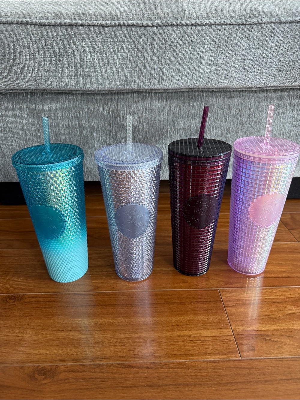 Starbucks Tumblers Set of 4 Brand New - ombre, studded